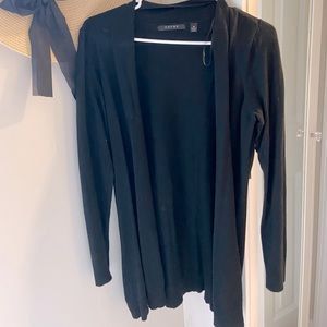 Long Open Front Cardigan